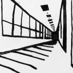 Plexiglas Drawing 1 - Hallway